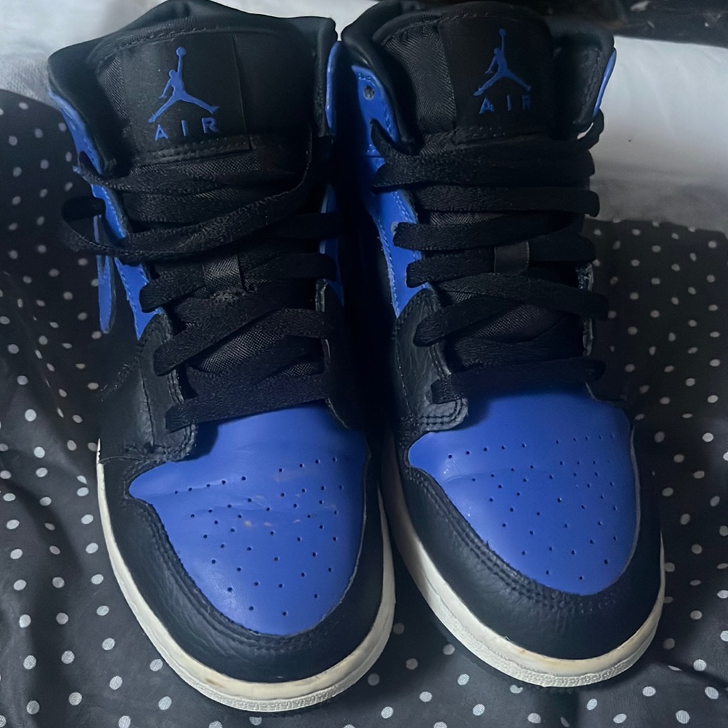 Royal Blue And Black Air Jordan 1’s